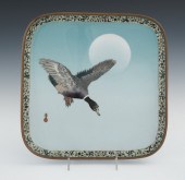 A Square Cloisonne & Musen Tra