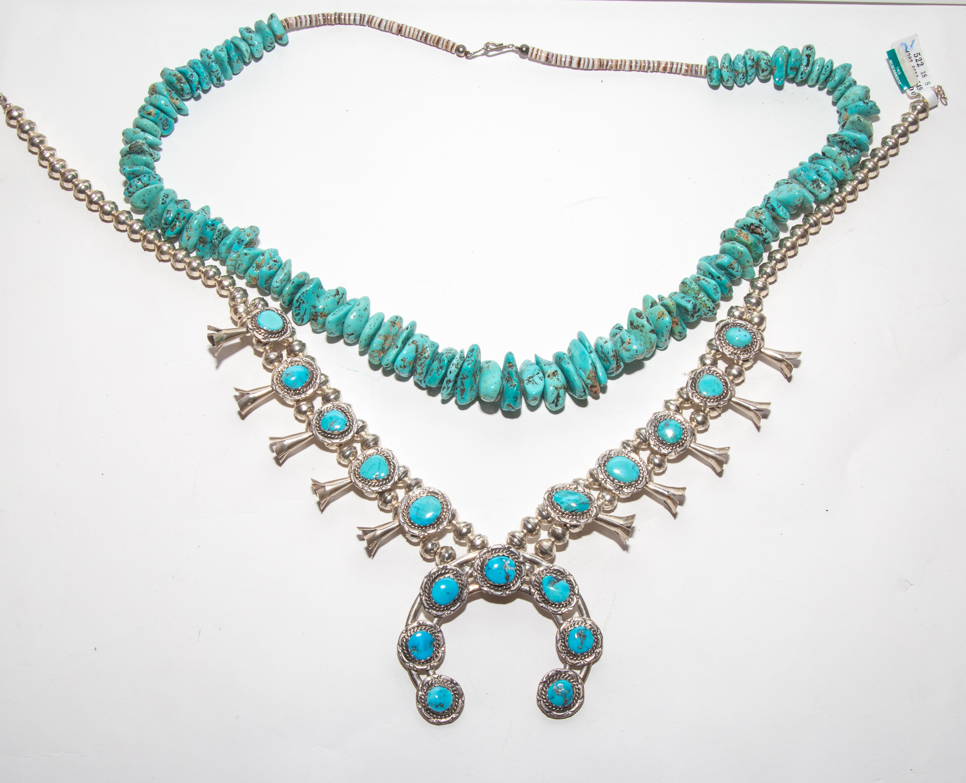 A SQUASH BLOSSOM NECKLACE &