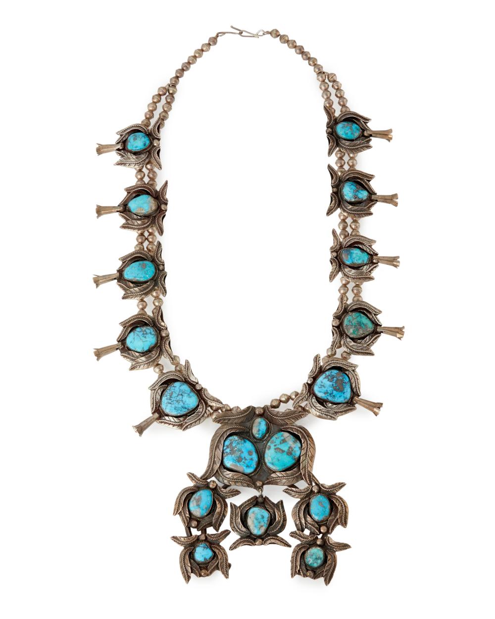 A SQUASH BLOSSOM NECKLACEA squash