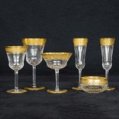 A ST. LOUIS GILT RIMMED AND CU