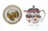 A STAFFORDFSHIRE PORCELAIN JUG