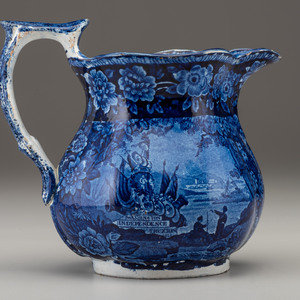 A Staffordshire Blue and White