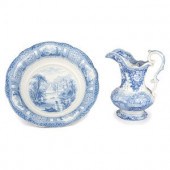 A Staffordshire Blue and White