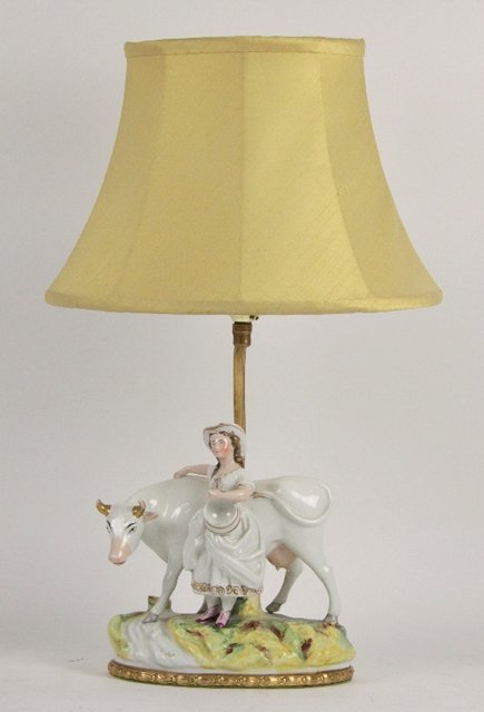A Staffordshire figure Milkmaid and