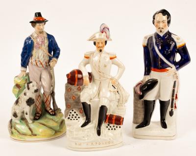 A Staffordshire figure of Emperor