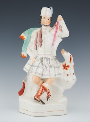 A Staffordshire Figurine of a