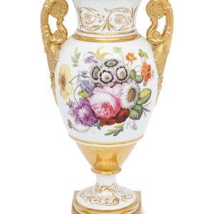 A Staffordshire Porcelain Vase