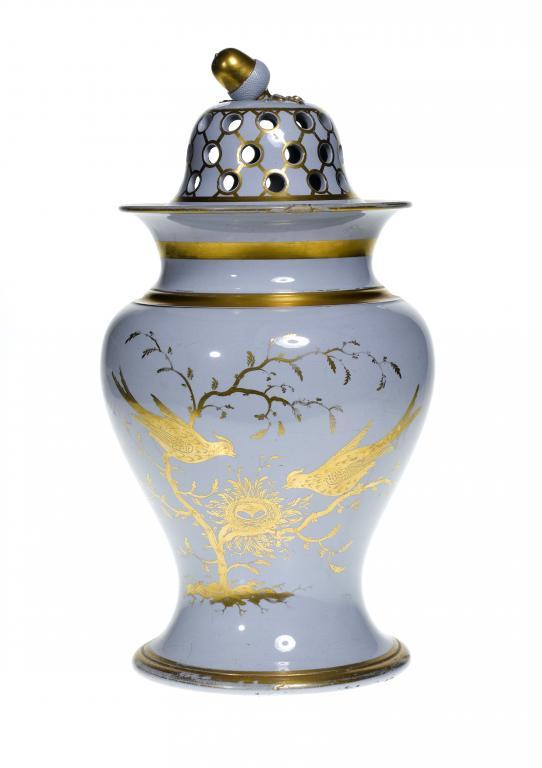 A STAFFORDSHIRE SOLID LAVENDER