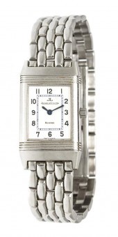 A Stainless Steel Reverso Wris