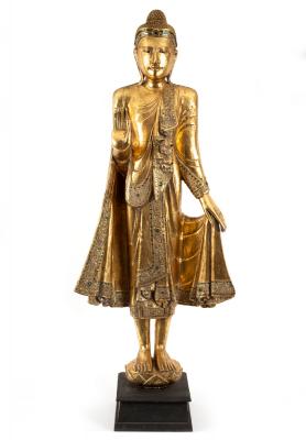 A standing figure of Buddha