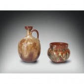 A STAPLETON POTTERY DRIP-GLAZE