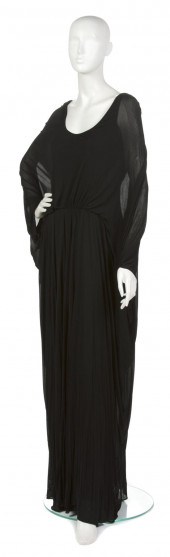 A Stavropoulos Black Chiffon E