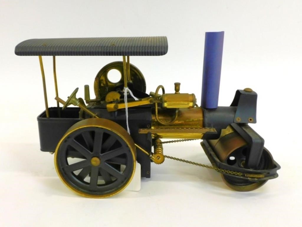 A STEAM ROLLER TOY. WEST GERMAN.