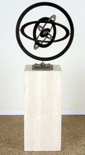 A STEEL AND BRONZE ASTROLAB KI