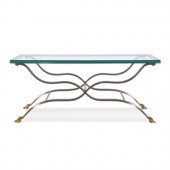 A Steel Cocktail Table in the