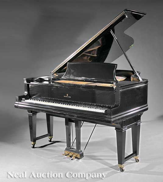 A Steinway Ebonized Duo-Art