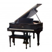 A STEINWAY MODEL M BABY GRAND