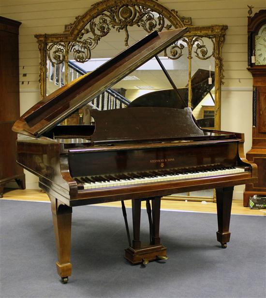 A Steinway model 'O' rosewood
