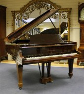 A Steinway model 'O' rosewood