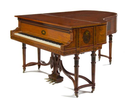 A Steinway & Sons Baby Grand
