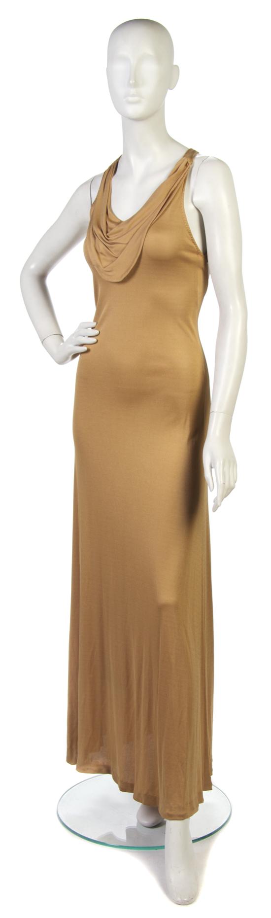 A Stephen Burrows Tan Jersey
