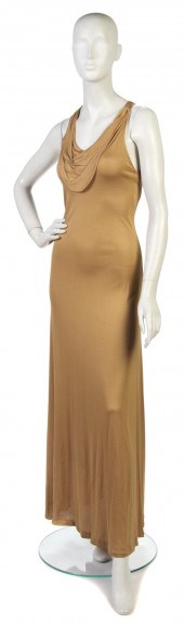 A Stephen Burrows Tan Jersey E