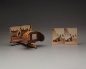 A STEREOSCOPE WITH A GROUP OF