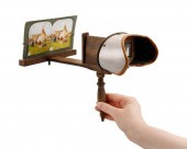 A STEREOSCOPE WITH ASSORTED ST