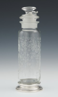 A Sterling Silver and Etched