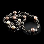 A STERLING SILVER AND MULTI-CO