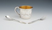 A Sterling Silver Baby Cup Spo