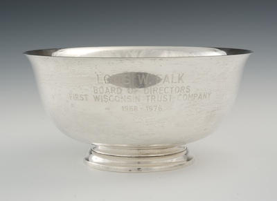 A Sterling Silver Bowl by S. Kirk &