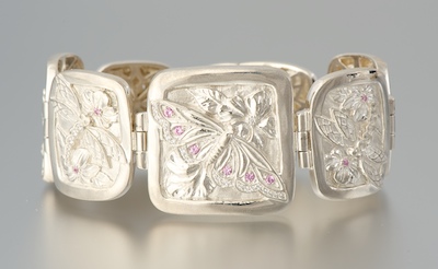 A Sterling Silver Bracelet with