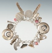 A Sterling Silver Bracelet wit