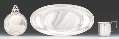 A Sterling Silver Bread Tray