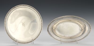 A Sterling Silver Cake Plate and