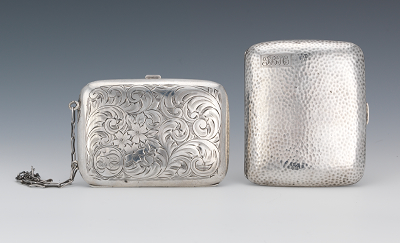 A Sterling Silver Cigarette Case