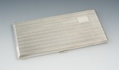 A Sterling Silver Cigarette Ca