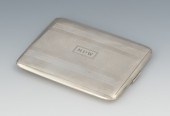 A Sterling Silver Cigarette Ca