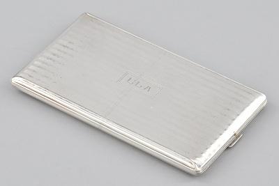A Sterling Silver Cigarette Case,