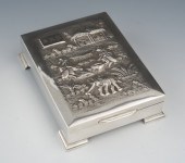 A Sterling Silver Cigarette Hu