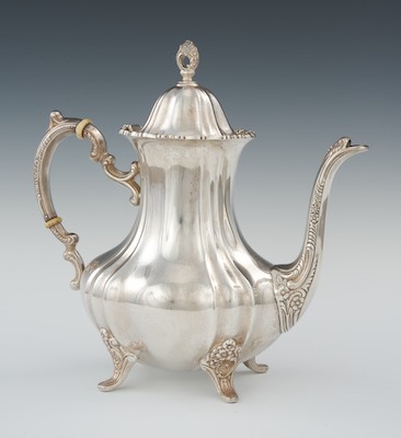 A Sterling Silver Coffee Pot by