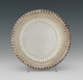 A Sterling Silver Deep Bowl "L