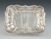 A Sterling Silver Deep Dish "W