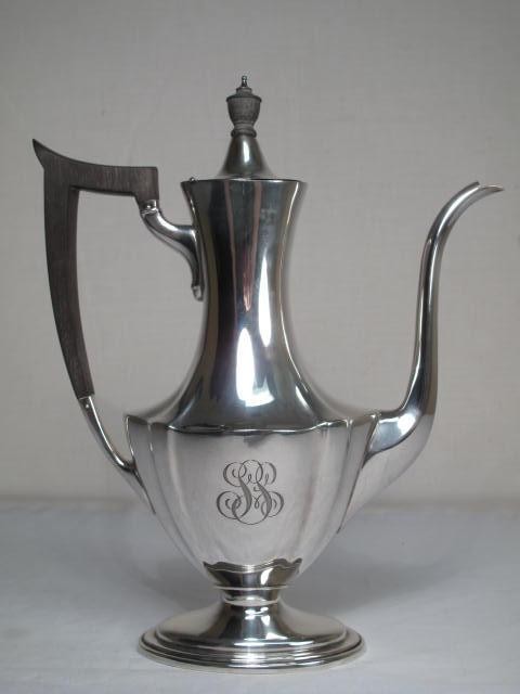 A sterling silver demitasse