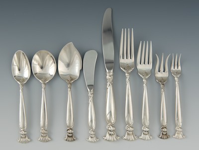A Sterling Silver Dinner