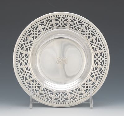 A Sterling Silver Dish by Tiffany &