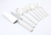 A sterling silver flatware ser