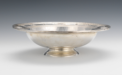 A Sterling Silver Footed