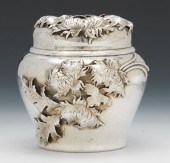 A Sterling Silver Ginger Jar b